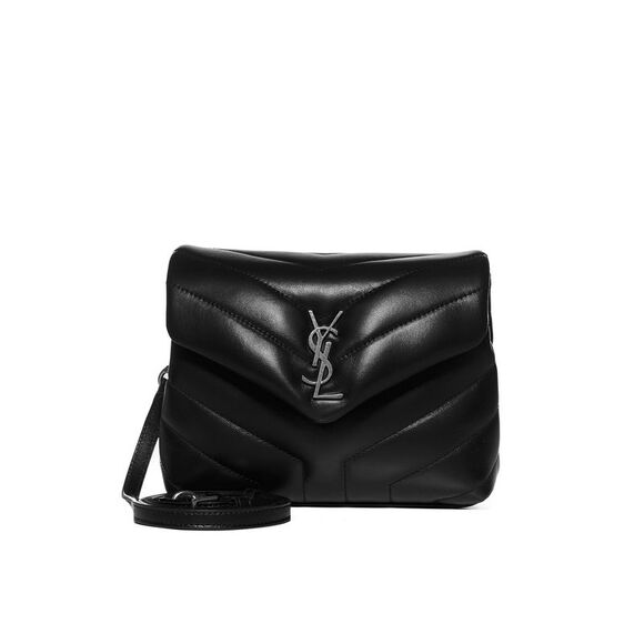 SAINT LAURENT Handbags - Saint Laurent Women Black Loulou Toy Crossbody Bag